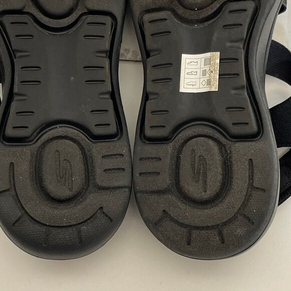 Skechers Women's Black GO WALK Arch Fit Astonish Strap Sandals Size 10 - Picture 8 of 12